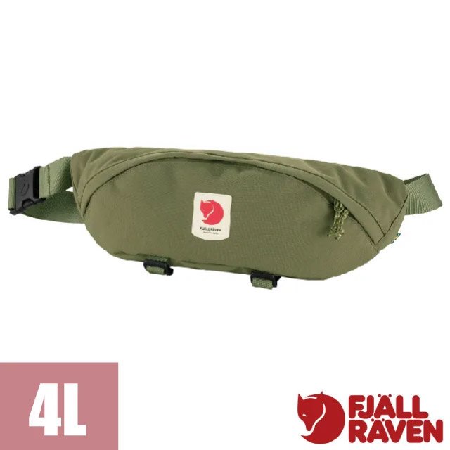 【Fjallraven 小狐狸】Ulvö Hip Pack Large 4L 輕便隨身腰包/23166-620 綠✿30E010